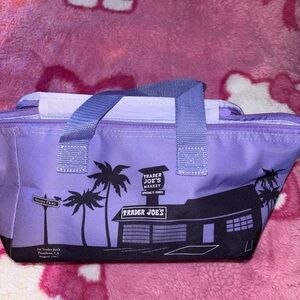 Trader Joe's Purple Insulated Tote